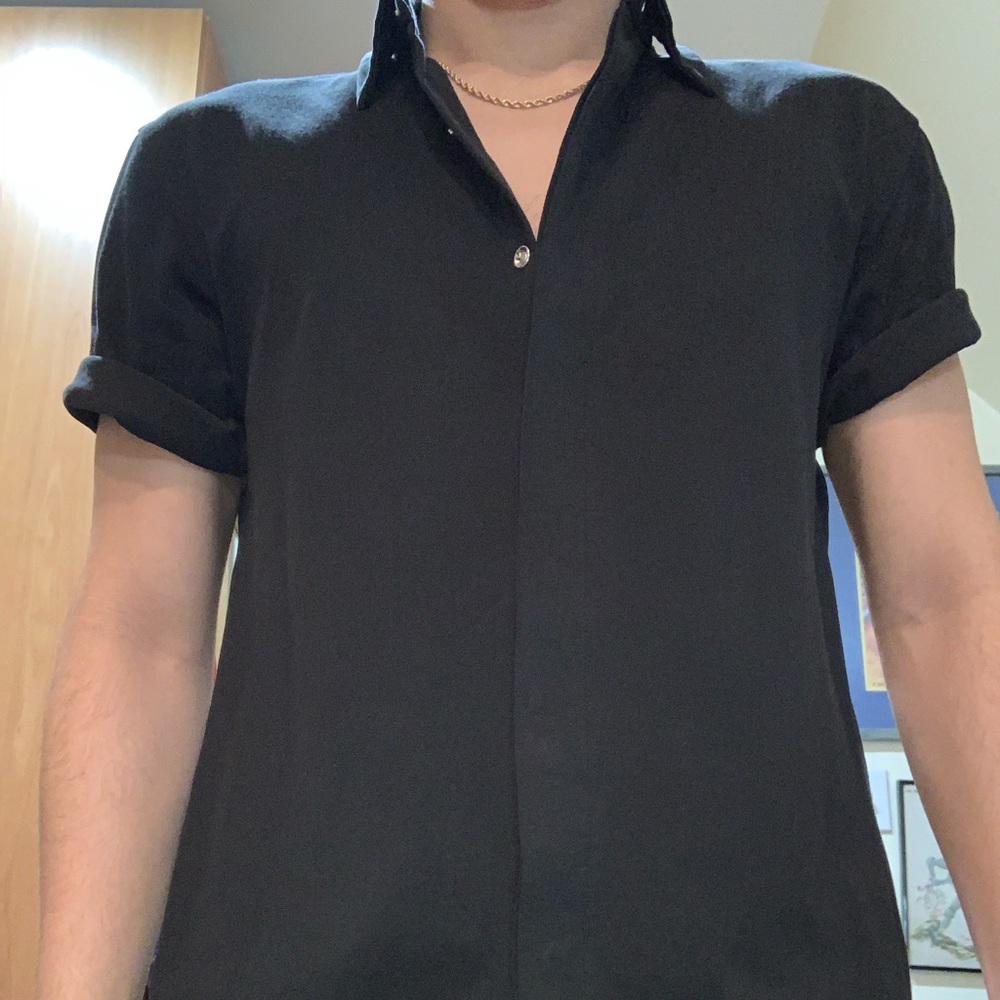 Mossimo Black Button Up